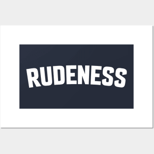 RUDENESS Posters and Art